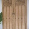Puertas artesanales de madera tallada