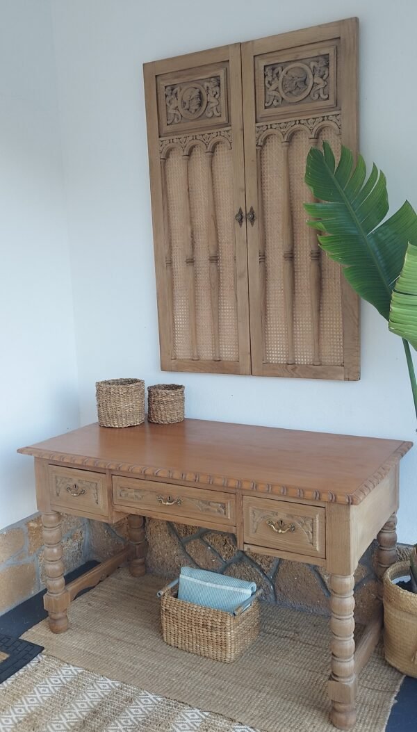 Mesa Escritorio de Roble S. XIX