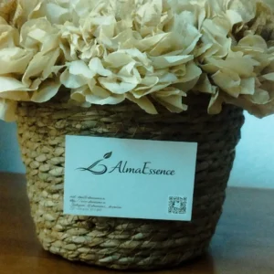 Cesto de flores de café