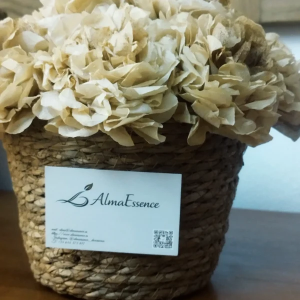 Cesto de flores de café