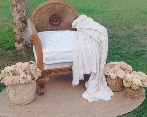 Cesto de flores de café