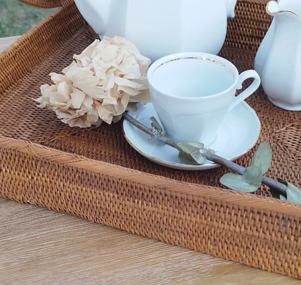 Flor de Café con tallo natural artesanal