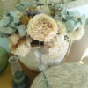 Flor de Café con tallo natural artesanal