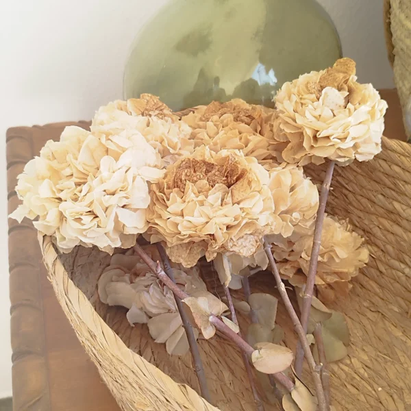 Flor de Café con tallo natural artesanal